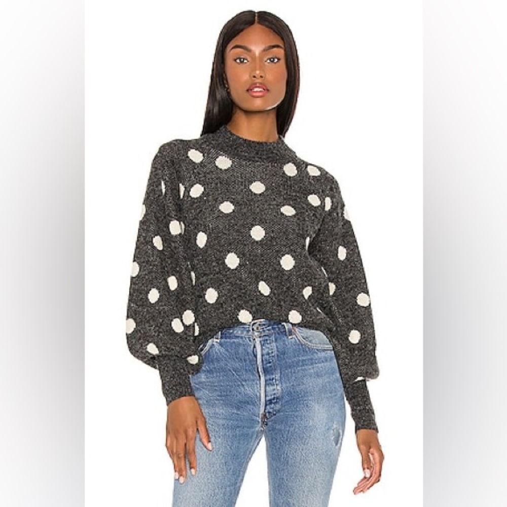 BLANKNYC Polka Dot Sweater‎ in Classic Mix-Up Size Small